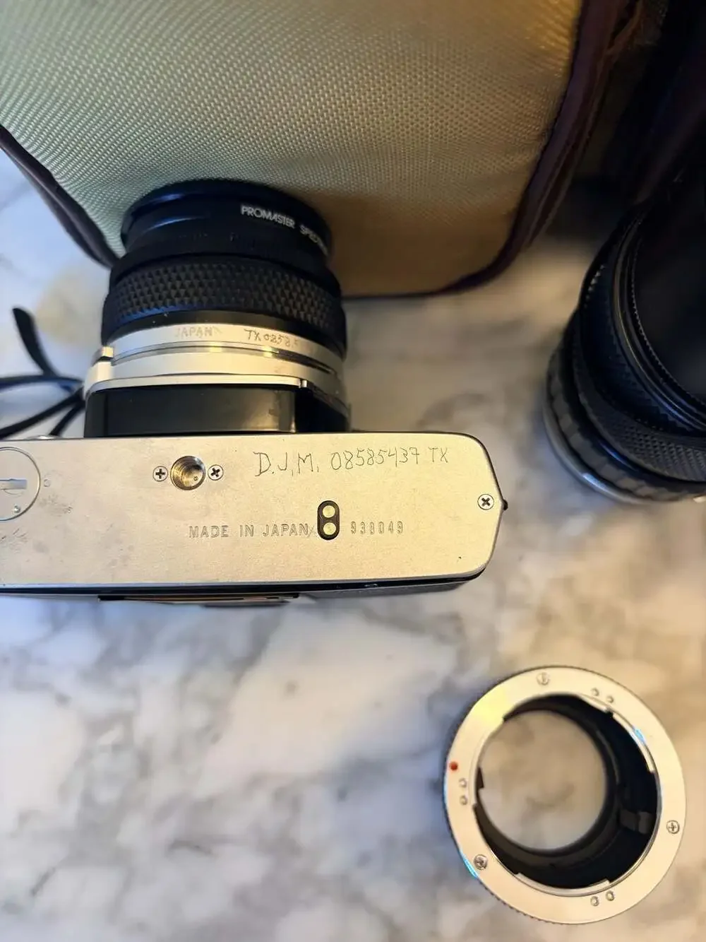 Olympus OM-2N 35mm SLR Film Camera Bundle